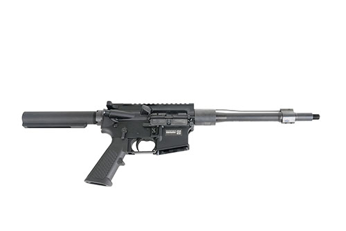 ABR-15 är en ambidextrous AR-15 med 10,5" pipa, hög kvalitet, modulär design och intuitiv hantering för både höger- och vänsterskyttar.